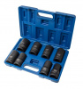 Набор головок ударных глубоких, 8 предметов, 1" (22,24,27,30,32,36,38,41мм), в кейсе FORCEKRAFT FK-8. Большой выбор на сайте Трейдимпорт