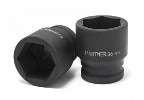 На сайте Трейдимпорт можно недорого купить Головка ударная 41мм (6гр),3/4" Partner PA-46541. 