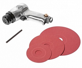 На сайте Трейдимпорт можно недорого купить Машинка шлифовальная пневматическая 16000 об/мин, 90PSI, 140х160мм. 