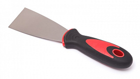 На сайте Трейдимпорт можно недорого купить Шпатель нержавеющий с прорезиненной ручкой 50мм Partner PA-05915. 